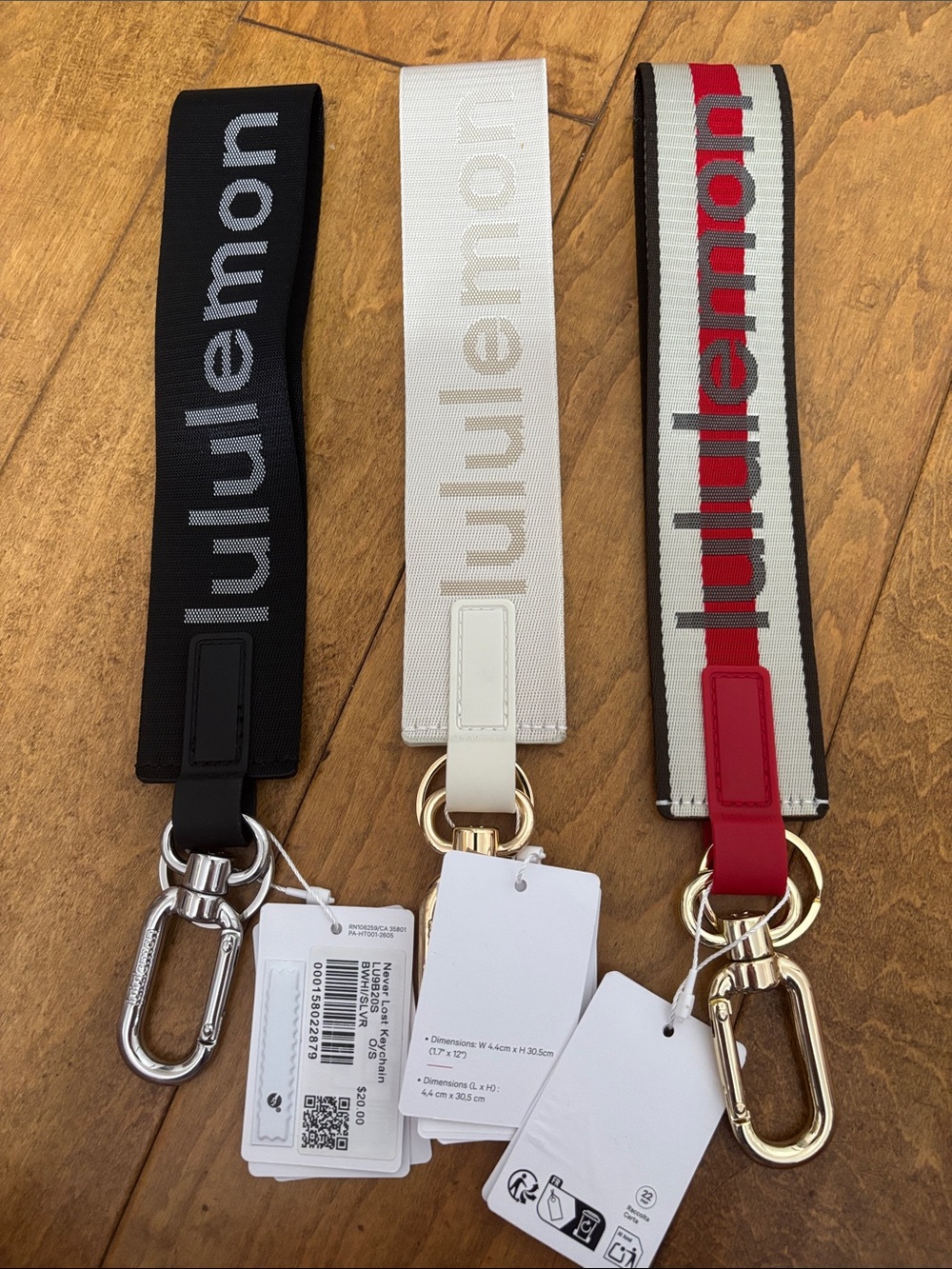 lululemon Never Lost Keychain—Choose A Color Including Rare Colors—NWT